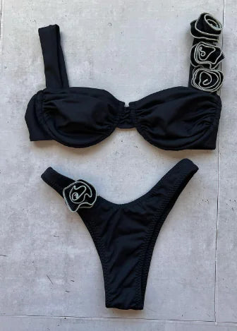 "Posie" Tiny Flower Bikini