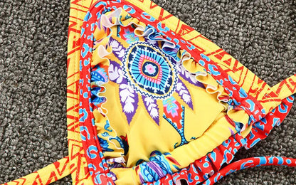 "Lily" Bandage bikini Boho Style Soltans of Swim