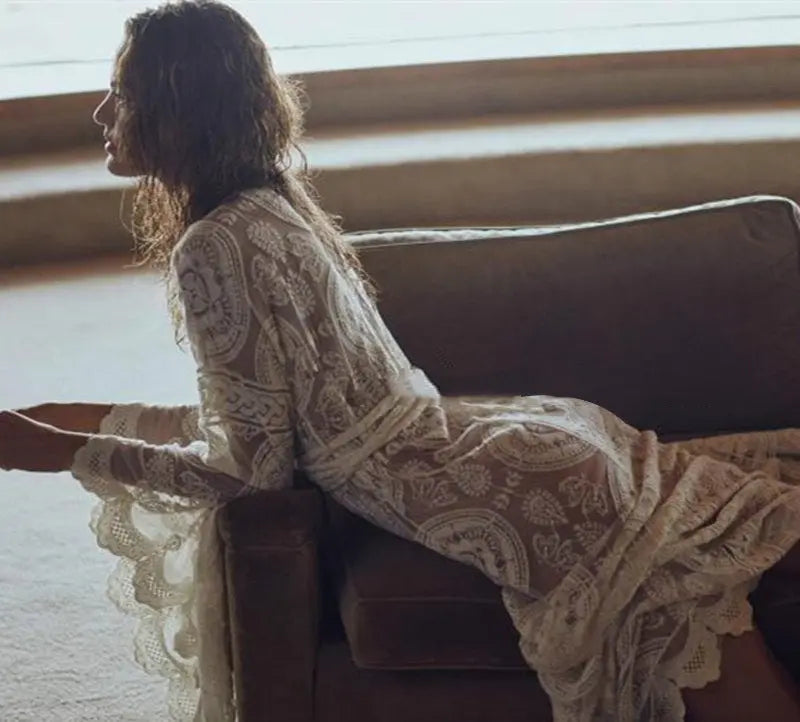 "Lacey" Beachwear Kimono Soltans of Swim