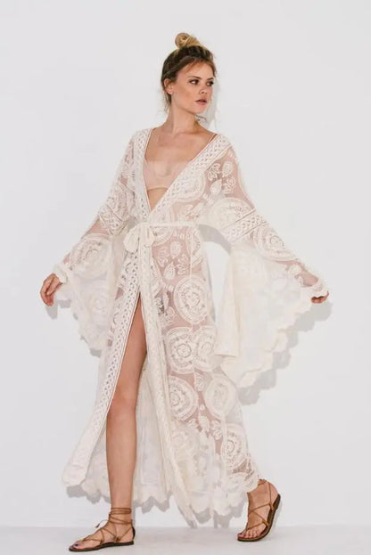 "Lacey" Beachwear Kimono Soltans of Swim