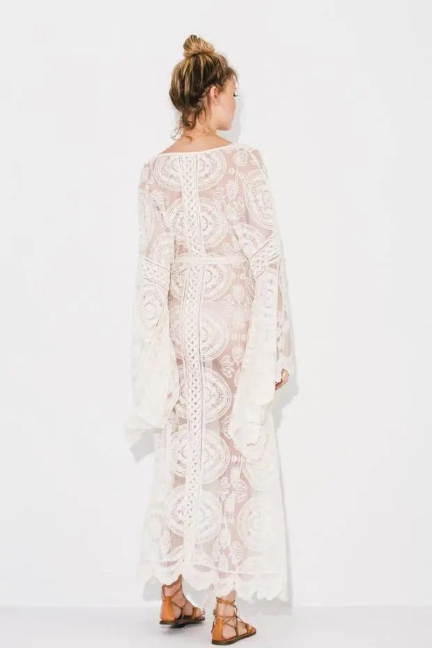 "Lacey" Beachwear Kimono Soltans of Swim