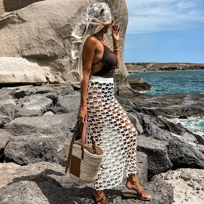 Crotchet Resort Wear Skirt Soltans of Swim