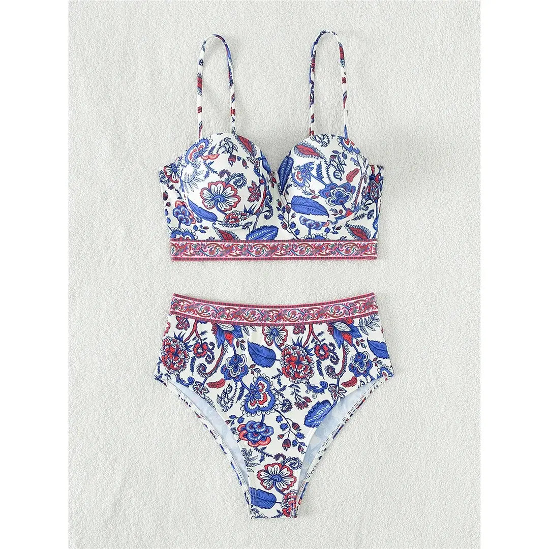 "Lulu" High Push up High Waist Bikini Soltans of Swim