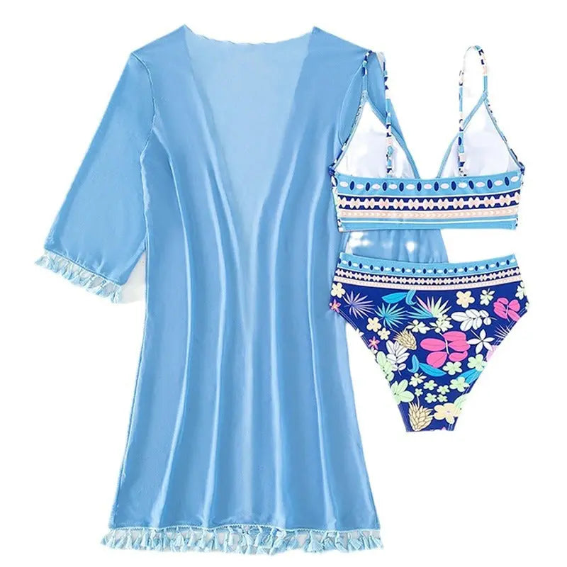 "Rainbow" Three Piece Set Soltans of Swim