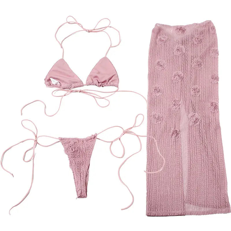 "Alice" Three-piece Bikini Set Soltans of Swim