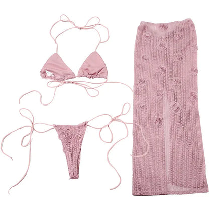 "Alice" Three-piece Bikini Set Soltans of Swim