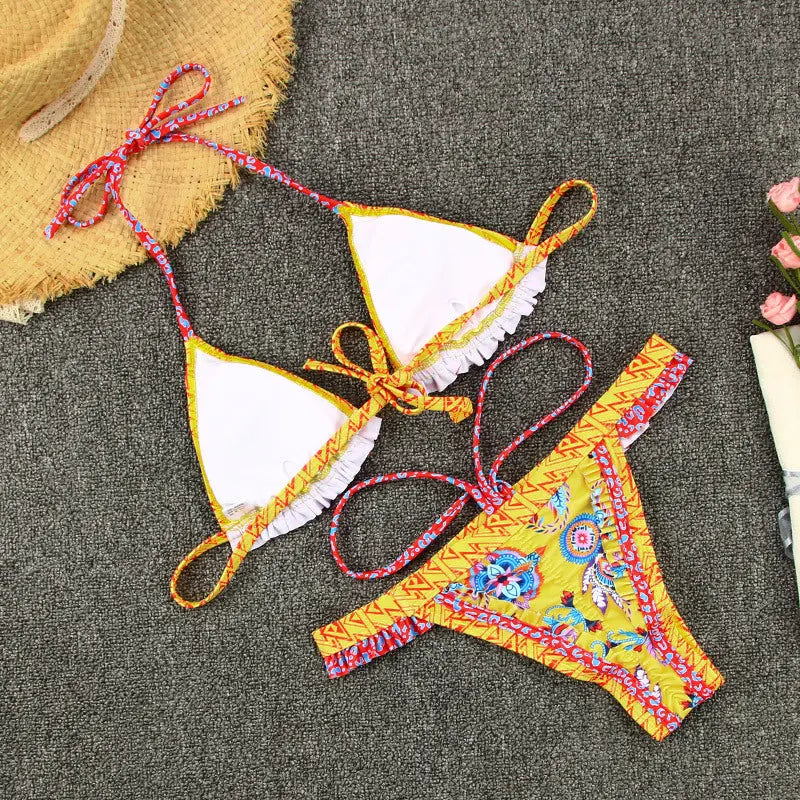 "Lily" Bandage bikini Boho Style Soltans of Swim
