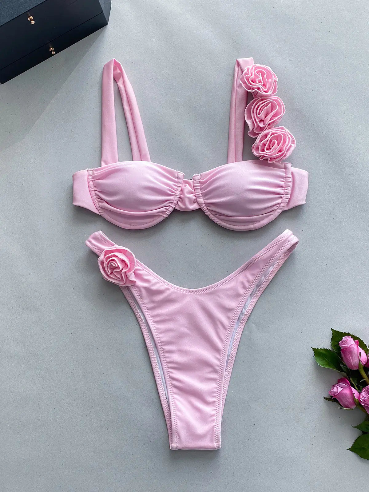 "Posie" Tiny Flower Bikini