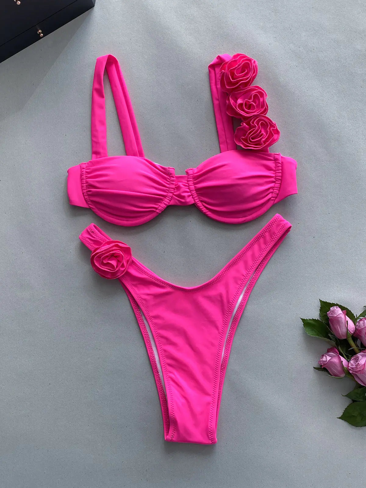 "Posie" Tiny Flower Bikini