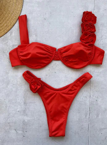 "Posie" Tiny Flower Bikini