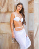"Coral" Banded Pretty White Resort Set - Soltans of Swim