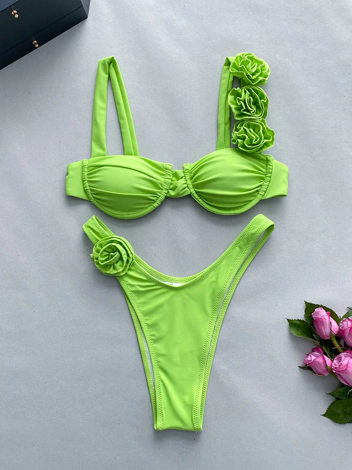 "Posie" Tiny Flower Bikini