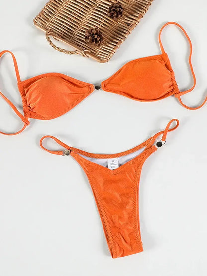 "Minnie" Strapped and Sexy Bikini - Soltans of Swim