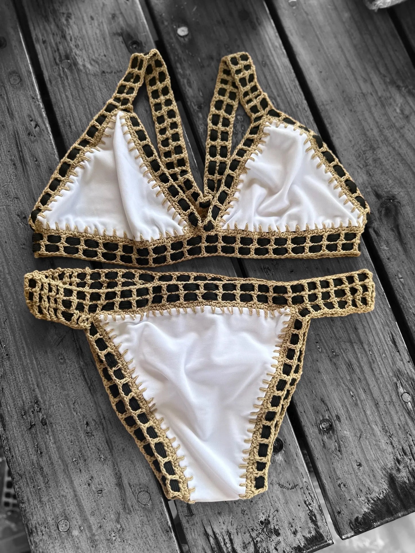 "Cali" Crotchet Bikini Lycra blended Soltans of Swim