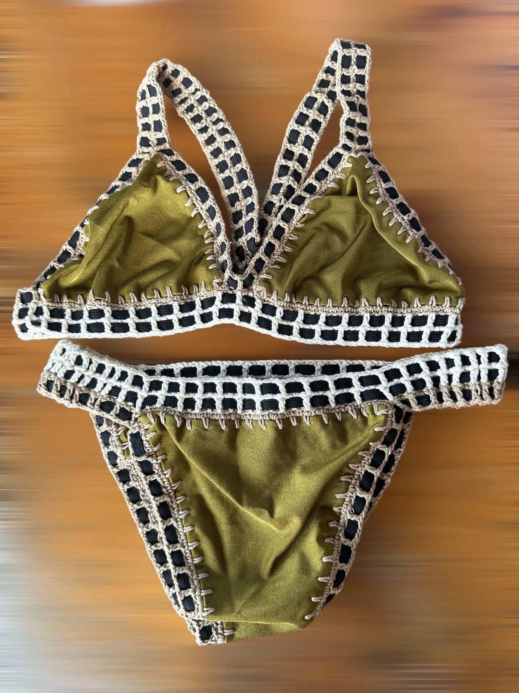 "Cali" Crotchet Bikini Lycra blended Soltans of Swim