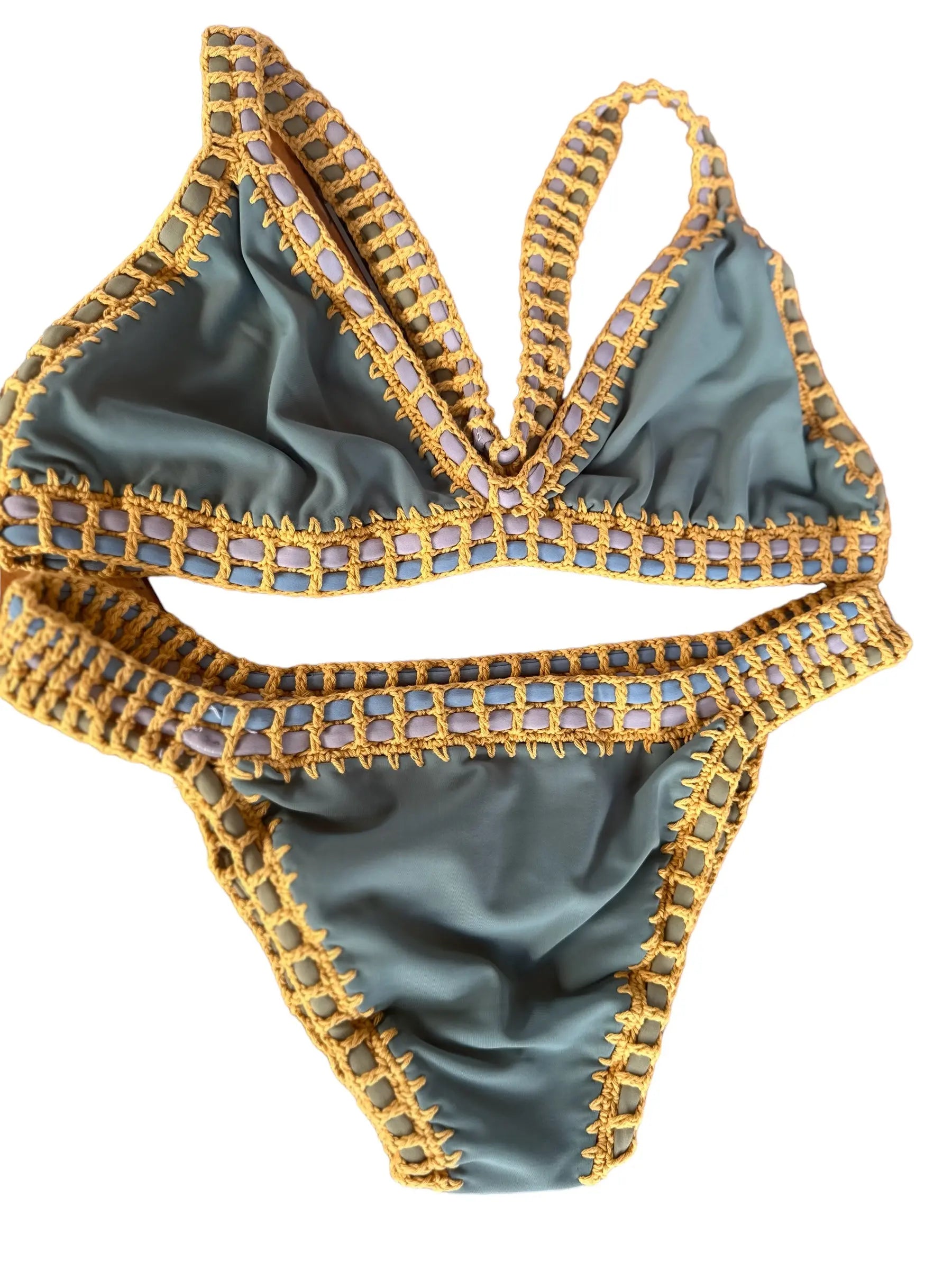 "Cali" Crotchet Bikini Lycra blended Soltans of Swim
