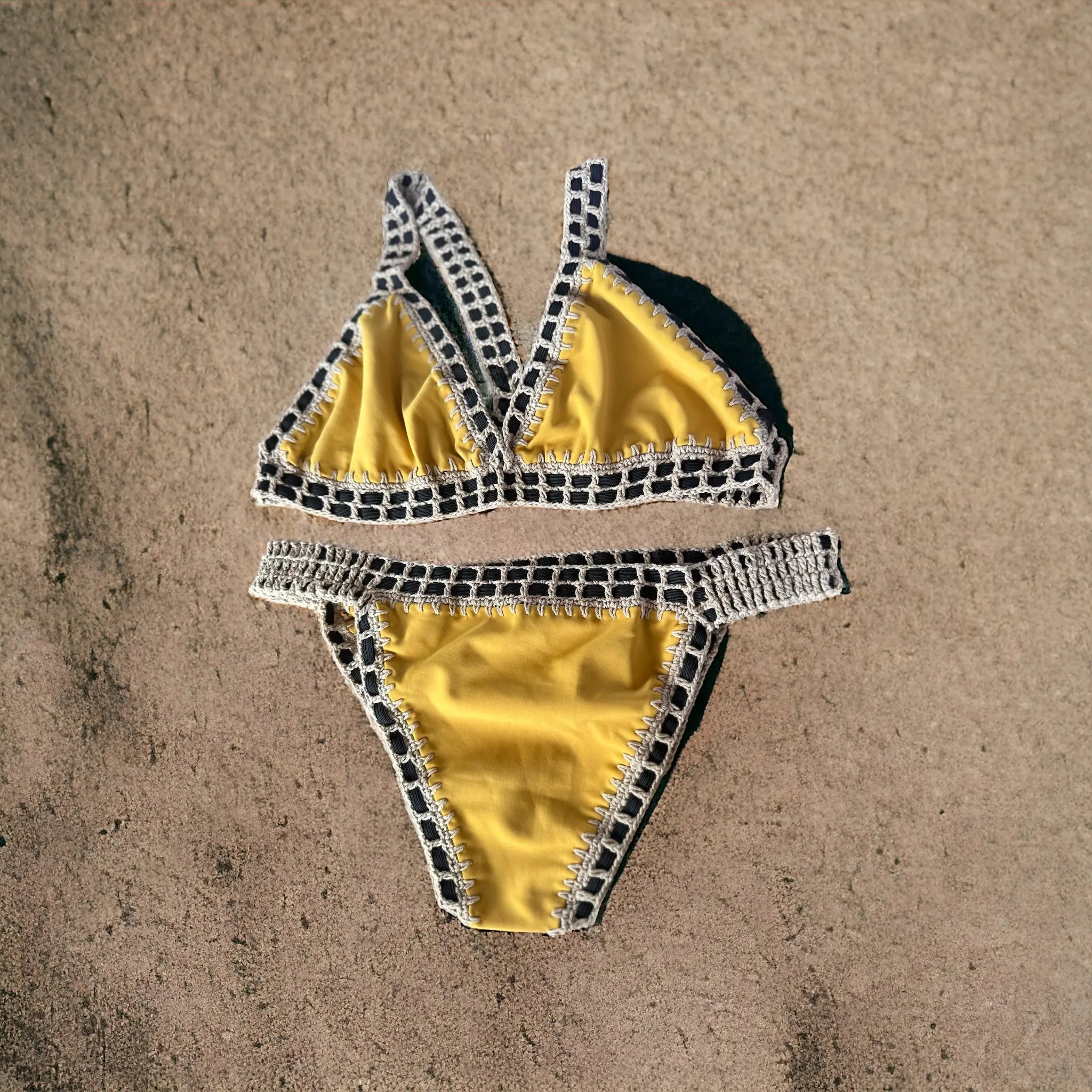 "Cali" Crotchet Bikini Lycra blended Soltans of Swim