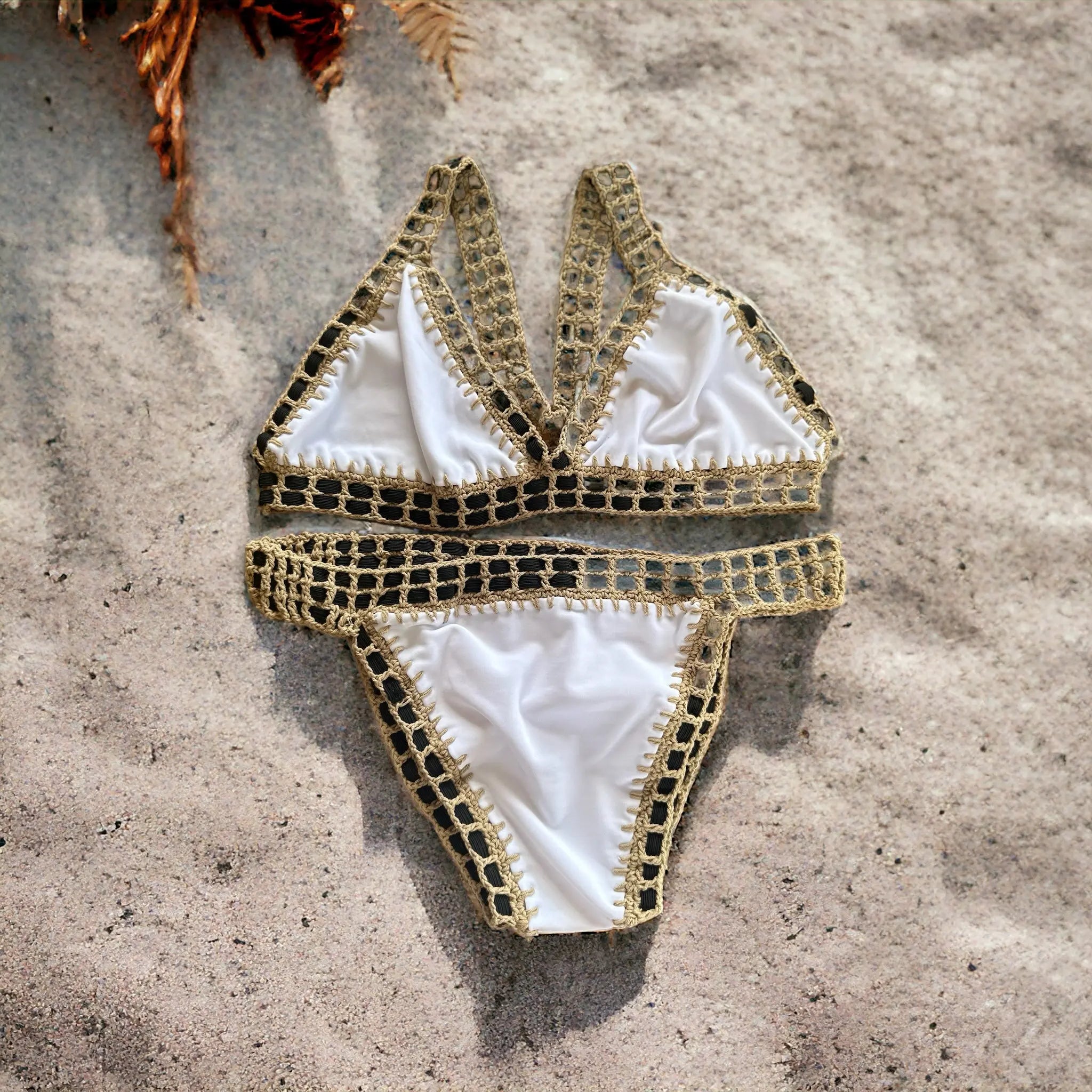 "Cali" Crotchet Bikini Lycra blended Soltans of Swim