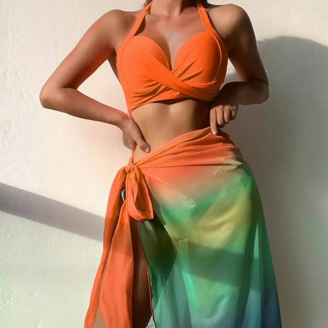 "Cleve" Vacation Style Three Piece Soltans of Swim