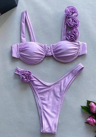 "Posie" Tiny Flower Bikini